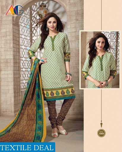 angel print cotton printed suits